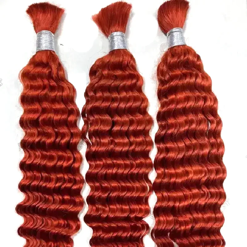 Deep Wave Echthaar Braiding Extensions Remy Haar Bündel_voghion.com