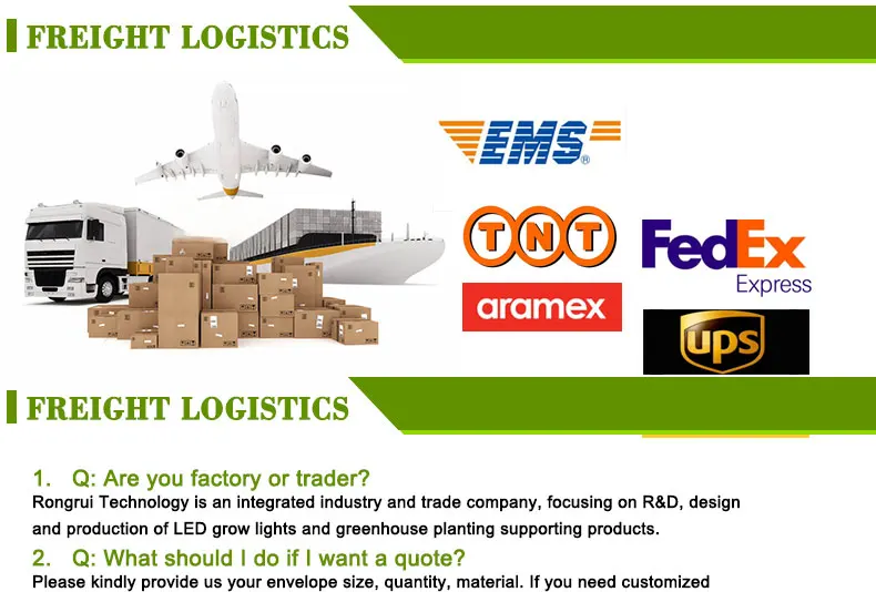 Packaging & shipping specifications