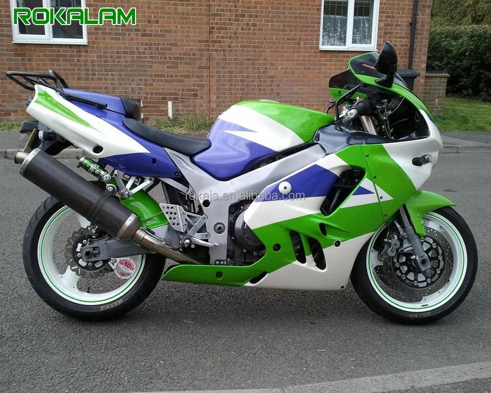 Ninja ZX 9R Fairing Kit for Kawasaki ZX9R (1994-1997) - Blue Green