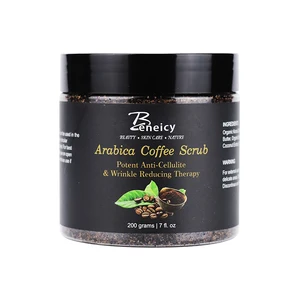 Deep Cleaning Coffee Body Scrub for Bath and Face Exfoliating Private Label Product