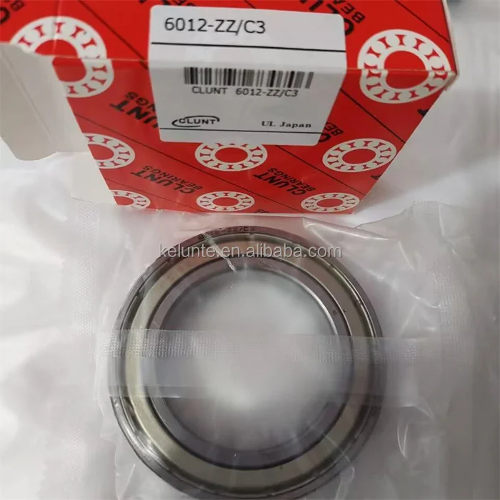 6012 Single Row Deep Groove Radial Ball Bearing - CLUNT