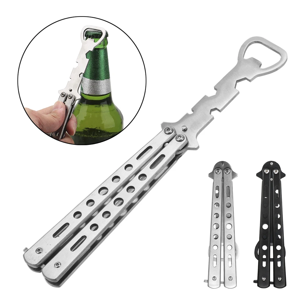 Barware Bottle Openers Butterfly Style Stainless Steel Kitchen Tools  Foldable Bar Supplies Whiskey Beer Can Openers Metal - Buy Custom Wholesale  Personalized Creative Beer Bottle Opener For Bar,Stainless Steel Kitchen  Tools Foldable