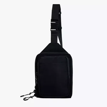 New Designs Custom Messenger Mini Nylon Water Bottle Carrier Cross Body Chest Sling Bag