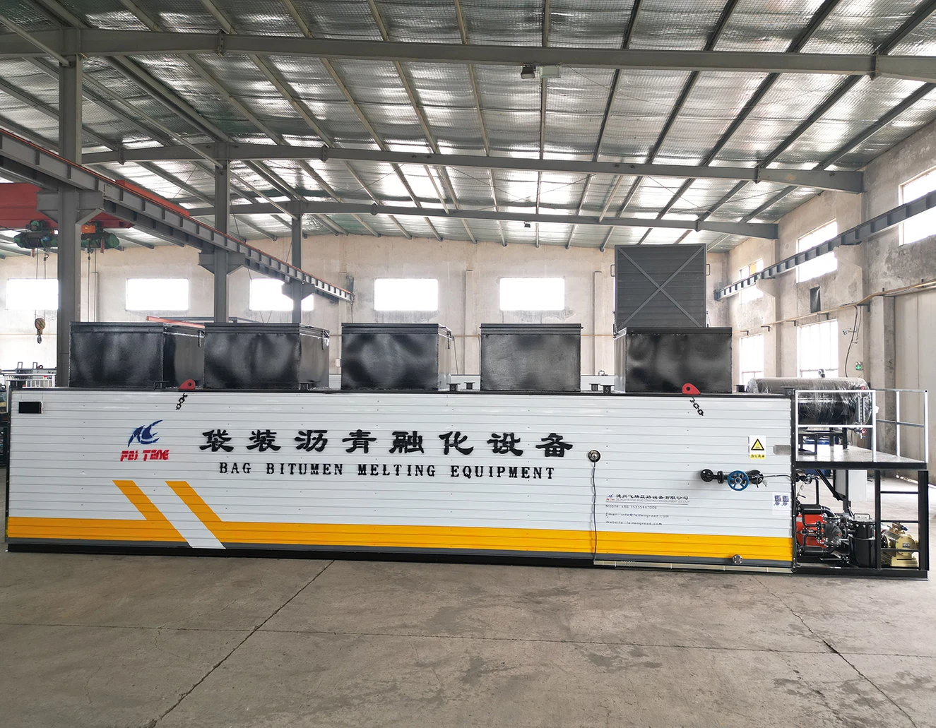 Bitumen and Asphalt Melting Machine for Big Bag Packing