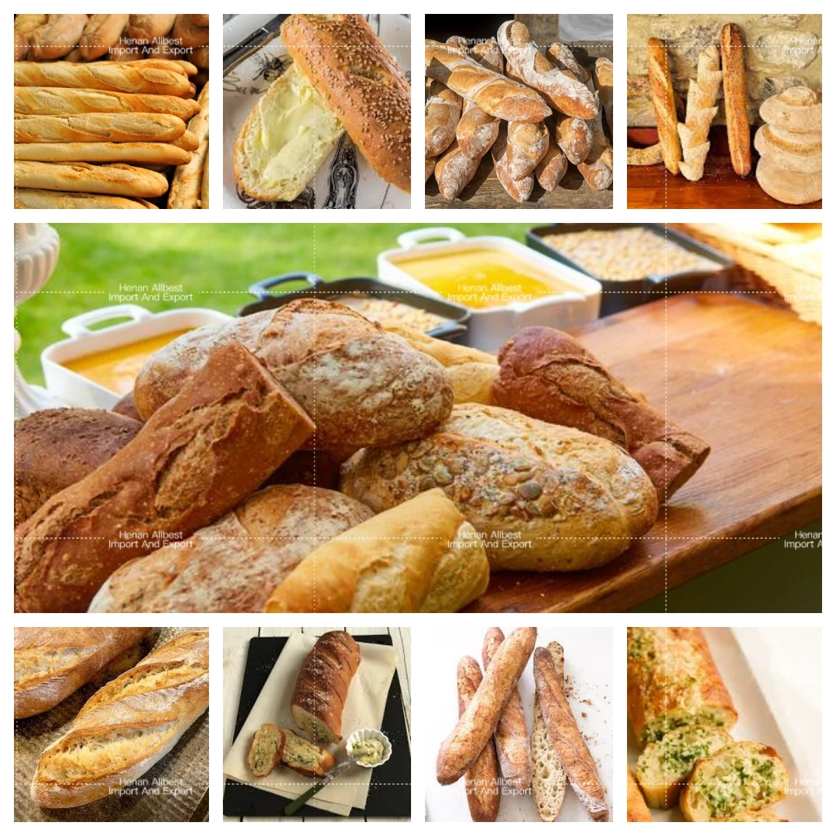 High Efficiency Bread Making Machine and Baguette Toast Making Machine