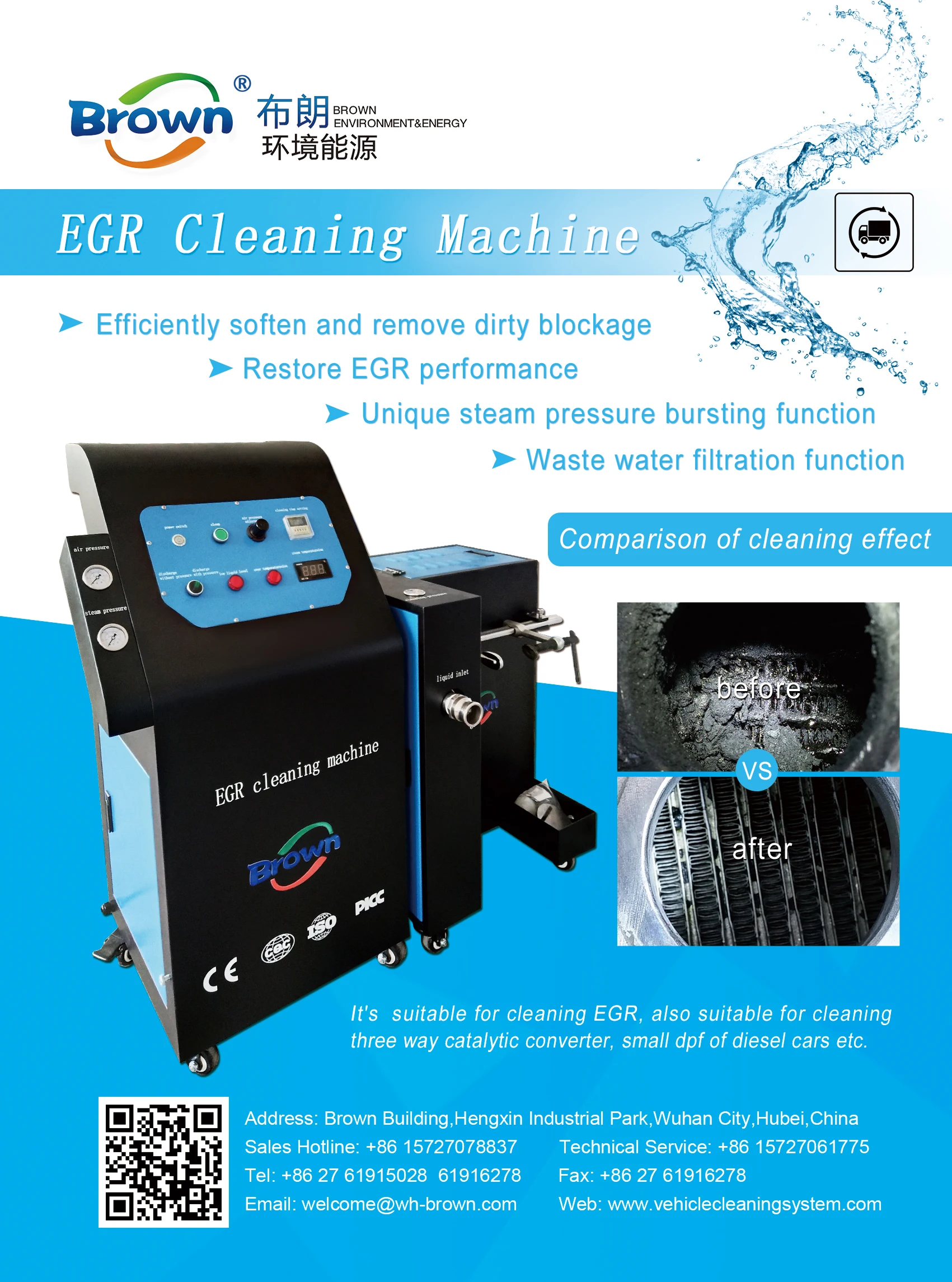 Egr/dpf Cleaning Machine Could Efficiently Increase Lifespan Of Egr And