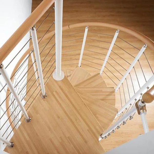 Stainless Steel Central Stringer Kit Cantilever Stairs Round Spiral Stair