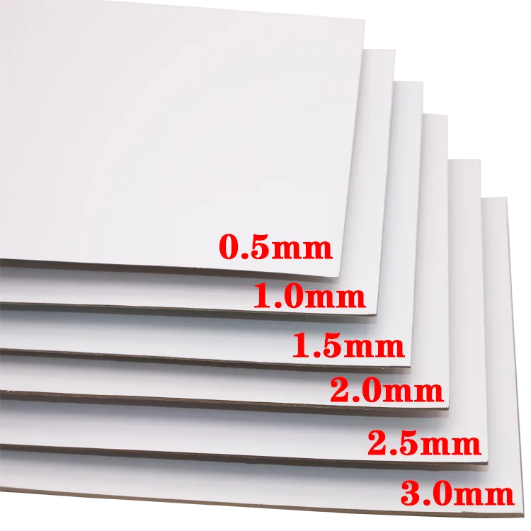 1.5mm 2mm 900 Gsm Grey Back Duplex Board Coated with Kaolinite for Jewelry & Watch & Eyewear Packaging