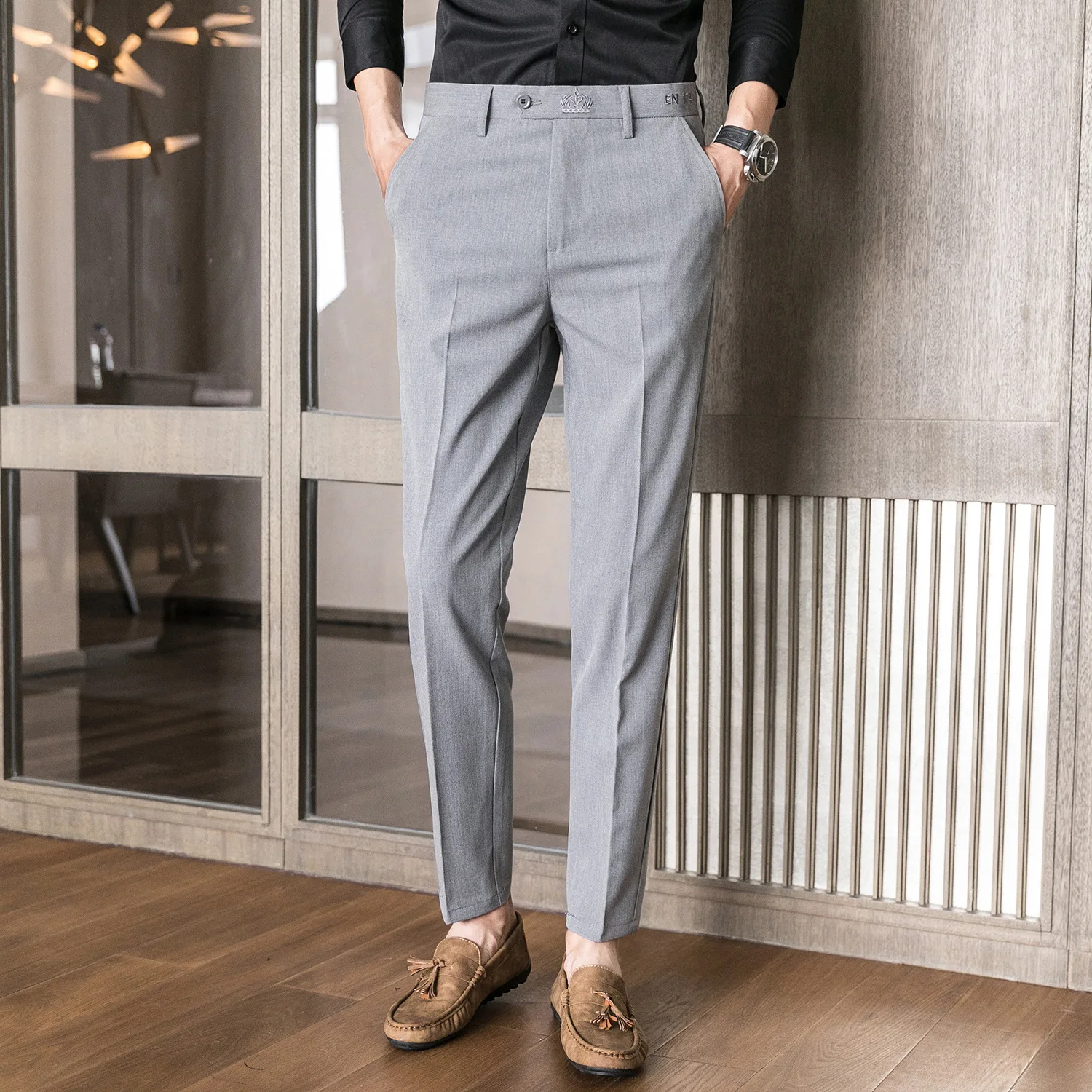 Wholesale High Quality Formal Mens Pants Suitable Pencil Pant Fit  Polyester Pant From malibabacom