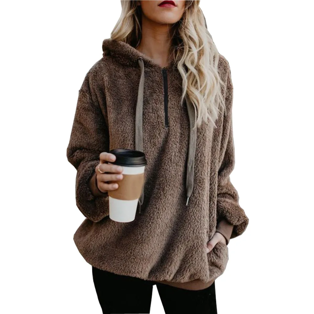 plus size sherpa pullover