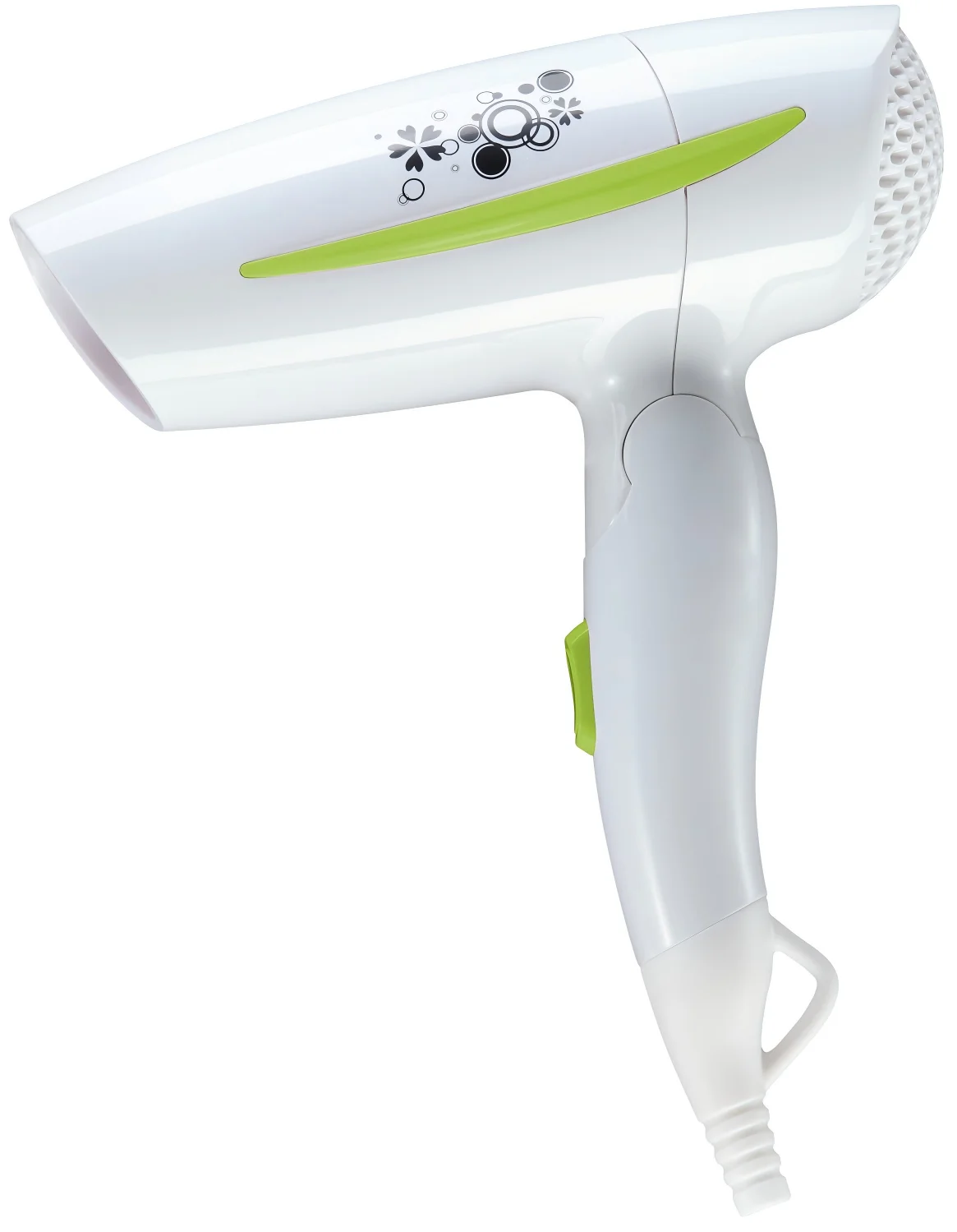 1200W 220-240V Dual Voltage Travel Hair Dryer with 1 Year Warranty Compact Foldable Handle for Salon and Home Use