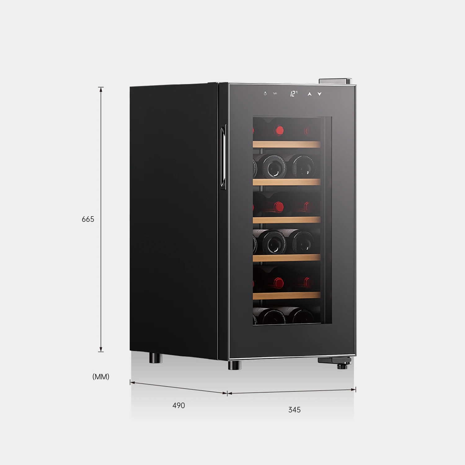 Candor 18 Bottles Thermoelectric Dual Zone Wine Cooler