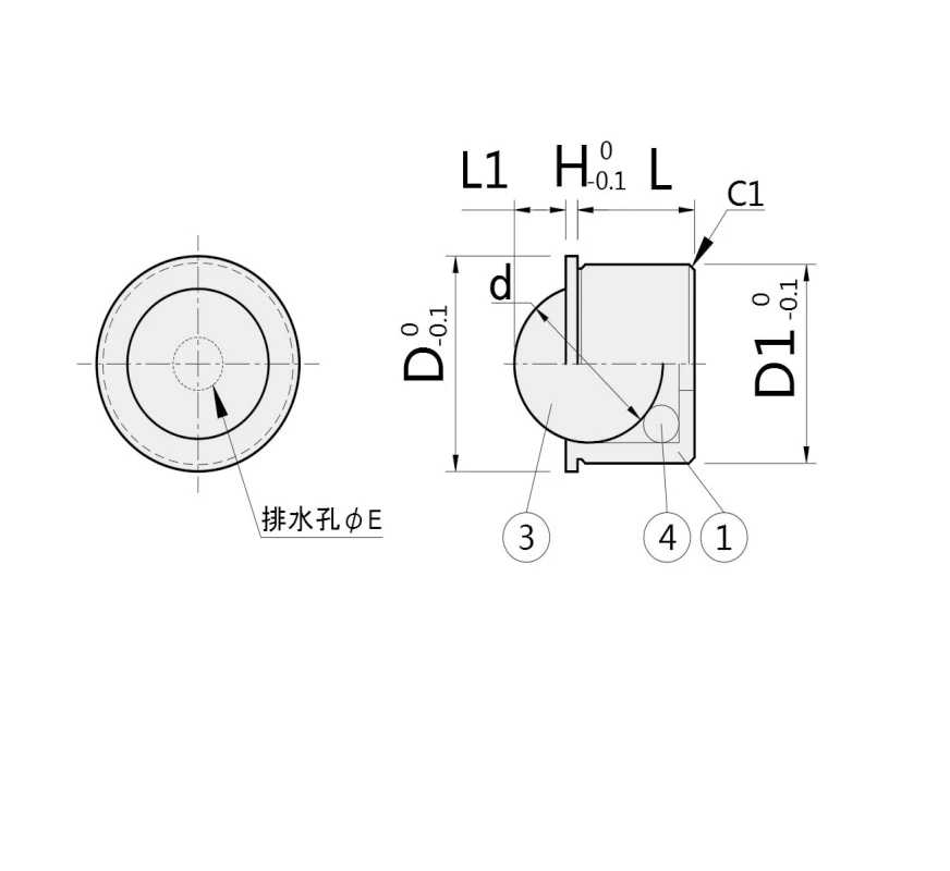 product factory oem service zbchjj ball rollers linear bushing ball transfers ball nose pom roller units-40