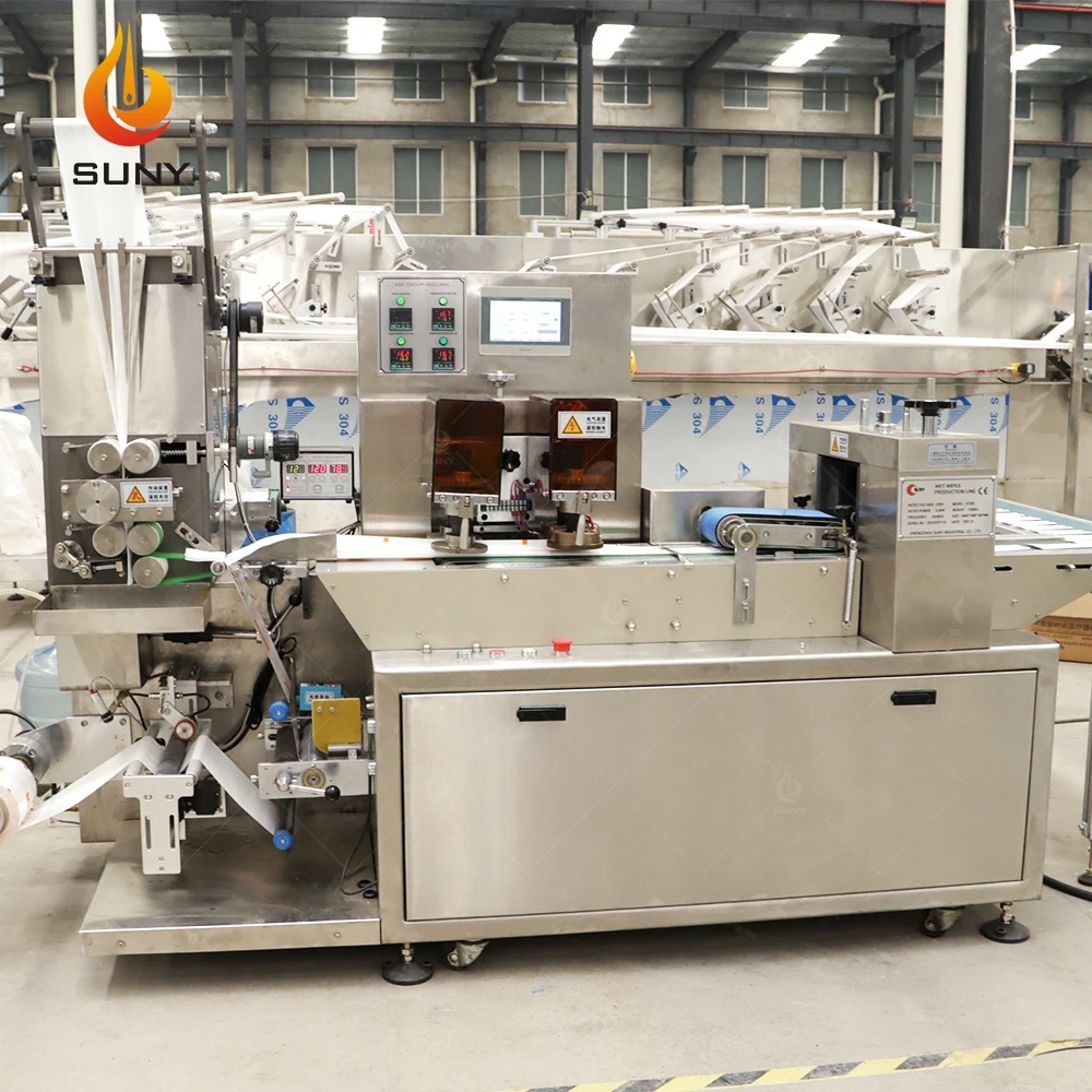 Wet Tissue Wipes Towel Making Machine/Single Wet Wipes Manufacturing Packing Machine Multi Use Wet Wipes Making Machine