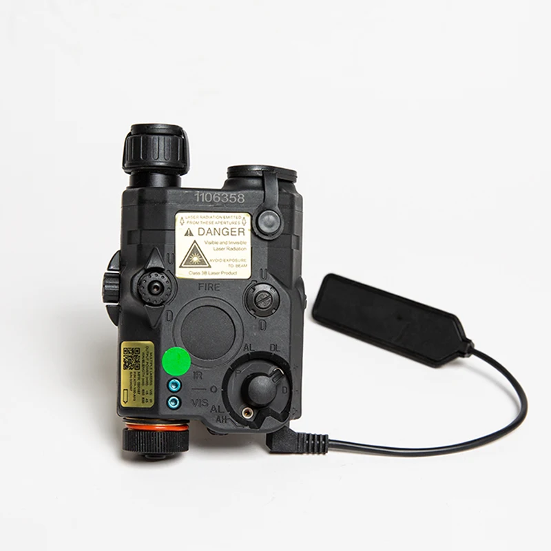 Black FMA PEQ15 LA5 LED light Green laser with IR Functional Aimming Device 