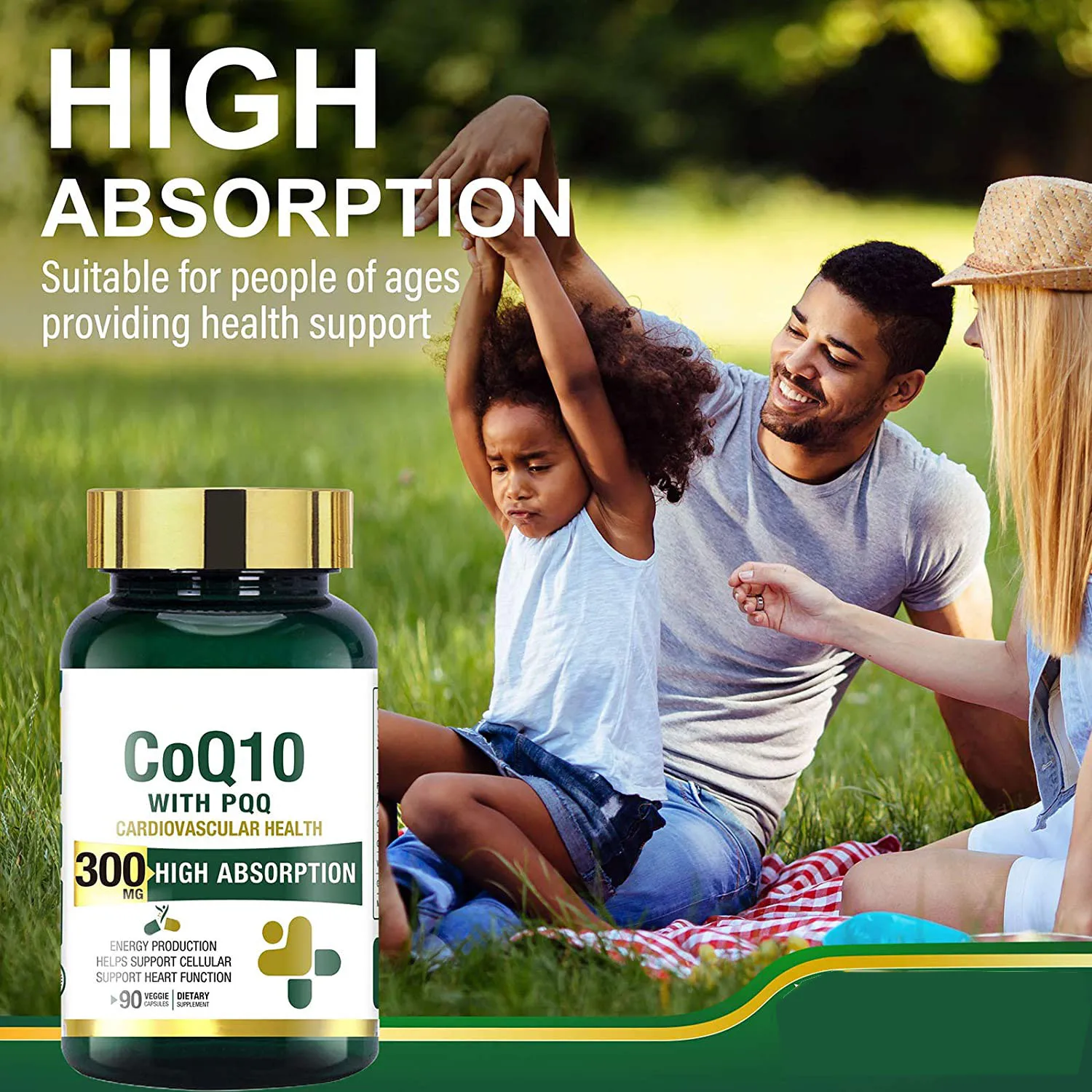Coq10 Capsules With Pqq For Heart Health Anti Fatigue Improve Fertility