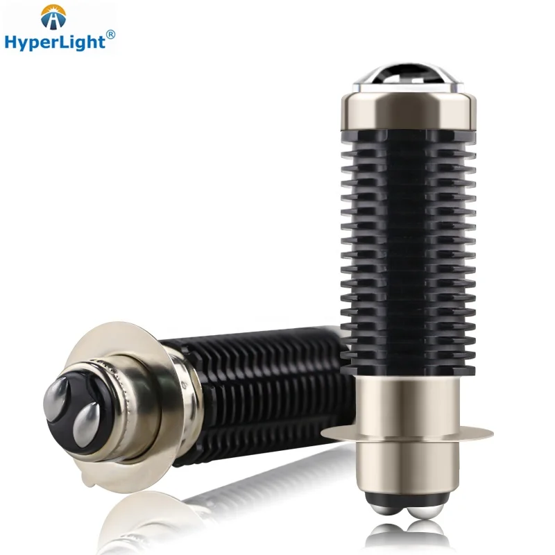 Светодиодная фара для мотоцикла HyperLight, двухцветная, 3000K/6500K, AC DC, 9-80V, дальний и ближний свет, мотоциклетная осветительная система для скутера ATV