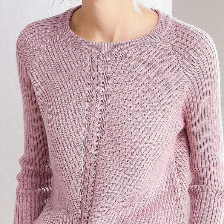 
 OEM/ODM Women Casual Cashmere Sweater Ladies Wool Knit Jumper Gorgeous Sweaters Loose Pullover  Winter Manufacturer  