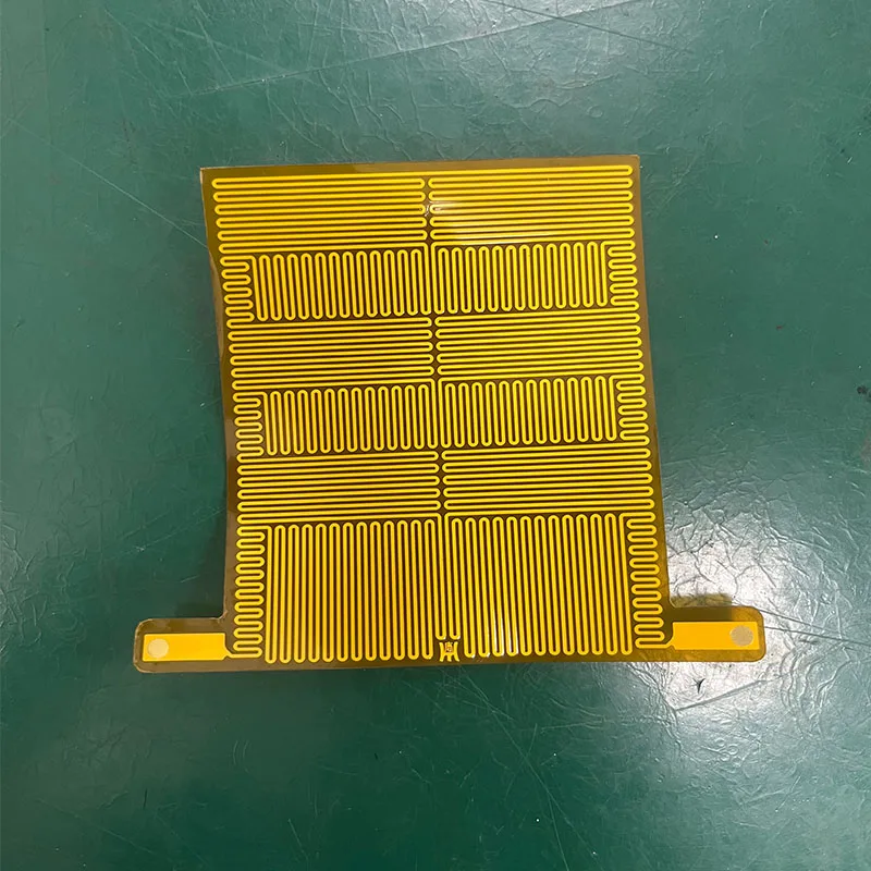 10*10cm DC Customized Square PI Flexible Infrared Carbon Polyimide Film Heater Heating Flat Element Thin Foil