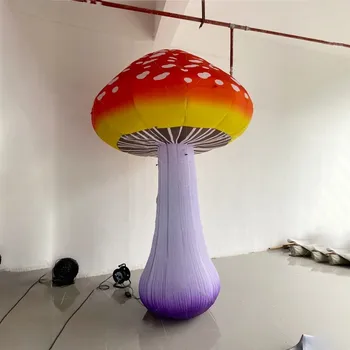 Mushroom Inflatables Outdoor Led Lighting Colorful inflatable mushroom for decoration