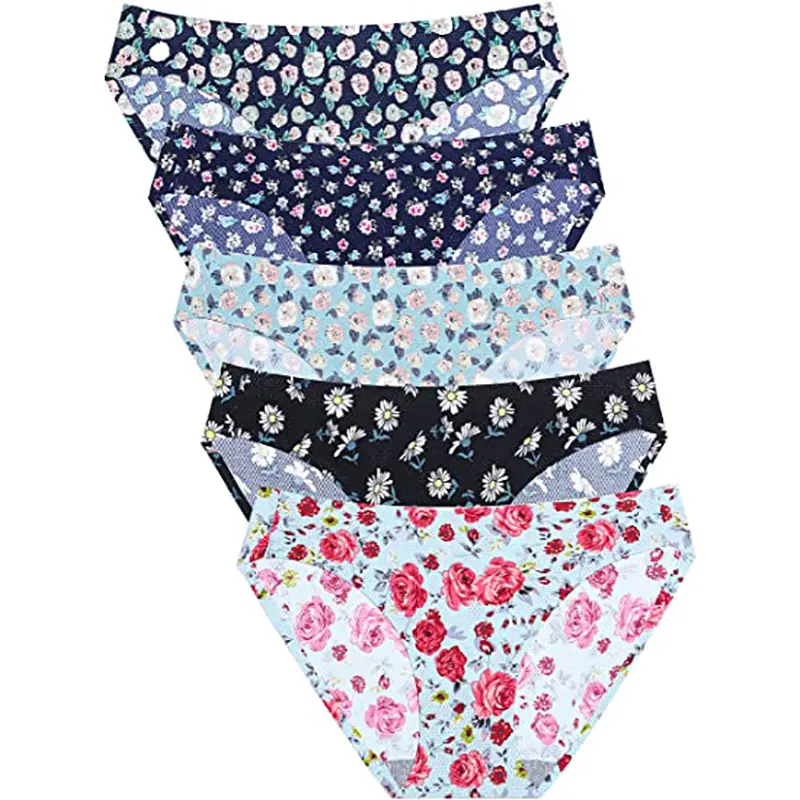 Buy KHI Women's Cotton Print Colourful Panties M Size Waist Size