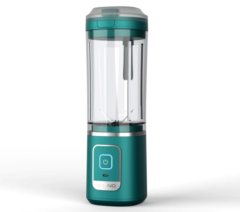 Portable Cordless USB Power Source Personal Blender 18 oz Container Slow Juicer Milkshakes Smoothies Household Car Use English