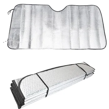 Factory Customization Car Front Sunshade Aluminum Film Air Bubble Film Car Windscreen Sunshade