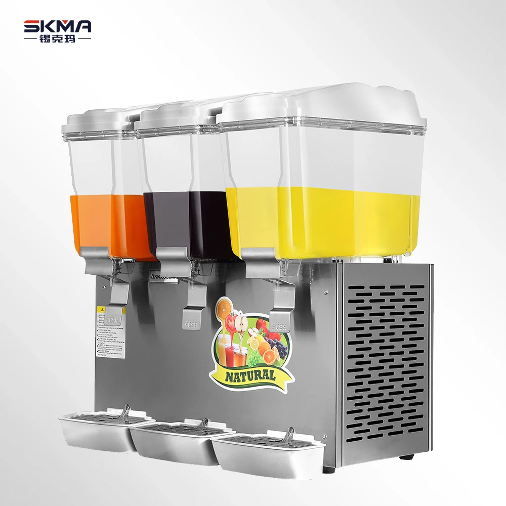 レストラン電気フルーツジュースディスペンサー商用クーラードリンク