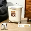 Cream white-grey buckle-14-15 kg pulley