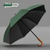 Mango curvo verde oscuro
