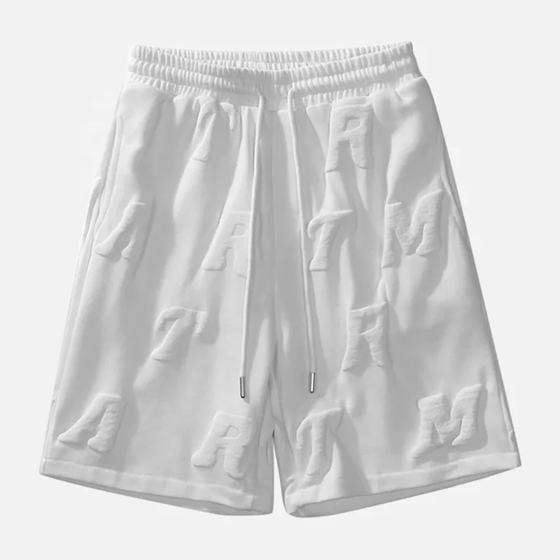 Dec Oem Custom Men's Shorts Boardshorts 2022 High Quality Thick Fleece Puff Printed  Gym Shorts For Men495_voghion.com