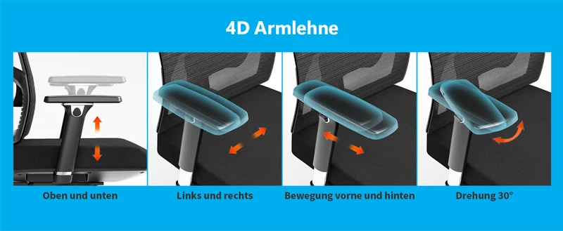 Ergonomic Mesh Office Chair - Comfort and Revolving Function