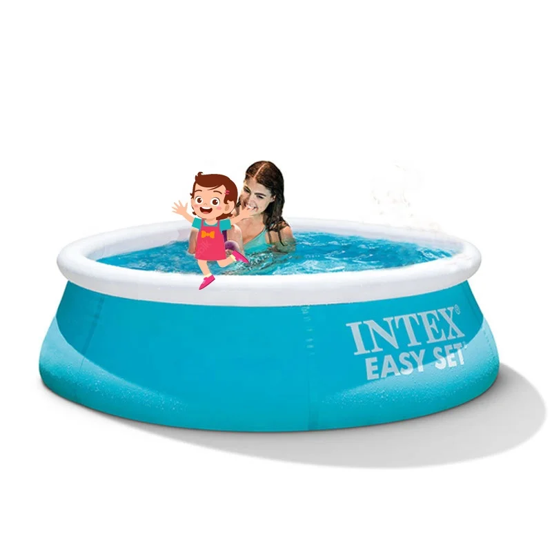 Intex 28101 Inflatable Above Ground Outdoor Easy Set Swimming Pool