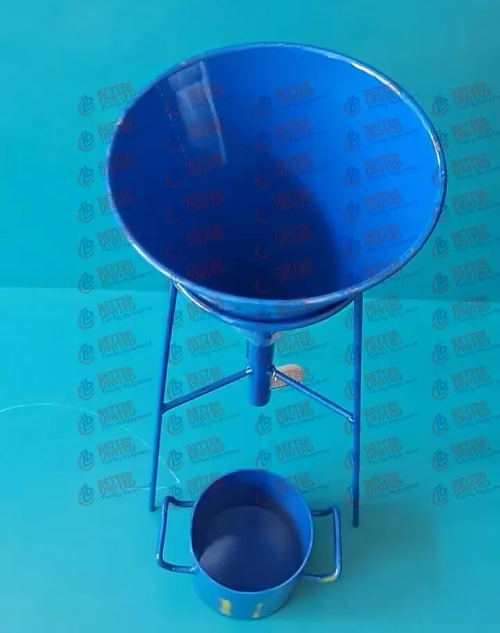 Bulk Density of Cement Bulk Sand Stone Funnel Aggregate Funnel
