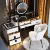 White and black 99-table charging cabinet, rotating mirror, fair