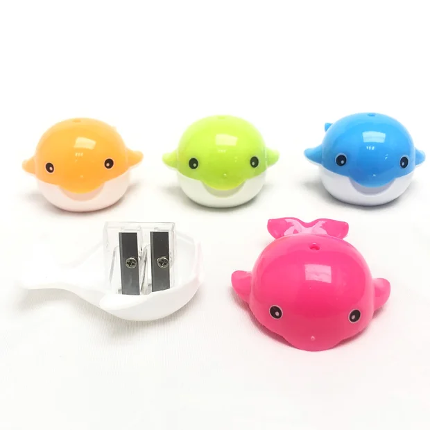 High Quality Fish Shape Promotional Plastic Pencil Sharpener