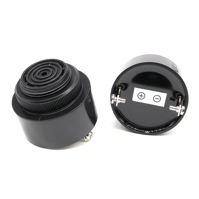 4310 100dB High Sound DC 12V 24V SFM380 Piezo Active Buzzer 43mm*33mm Piezoelectric  Buzzer Continuous Sound for Car