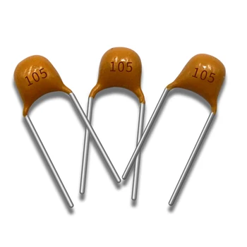 thumbnail image 2 of Emcon 15pcs .01uF (103) 2% Tolerance 50V COG/NPO Ceramic Radial Monolithic Capacitors – Bulk Pack #122 2 of 6