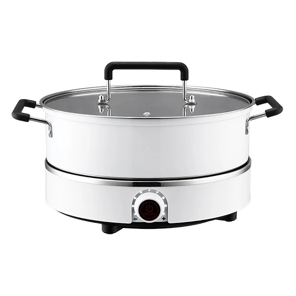 Table Top Single burner Multifunctional Round Fry Steam Noodle Auto Electrical Hot Pot Stove Induction Rice Electric Oven Cooker