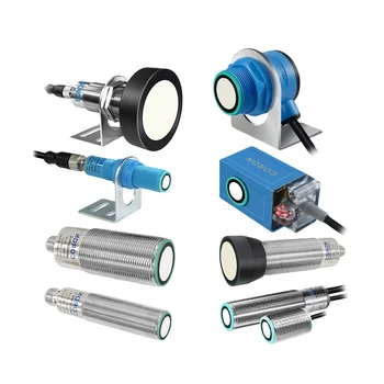 Ultrasonic Sensor CORON QR12-D12NT-G with NPN Output M12 Reflective Type 20-120mm Detection Range Sync Output M12 Connector