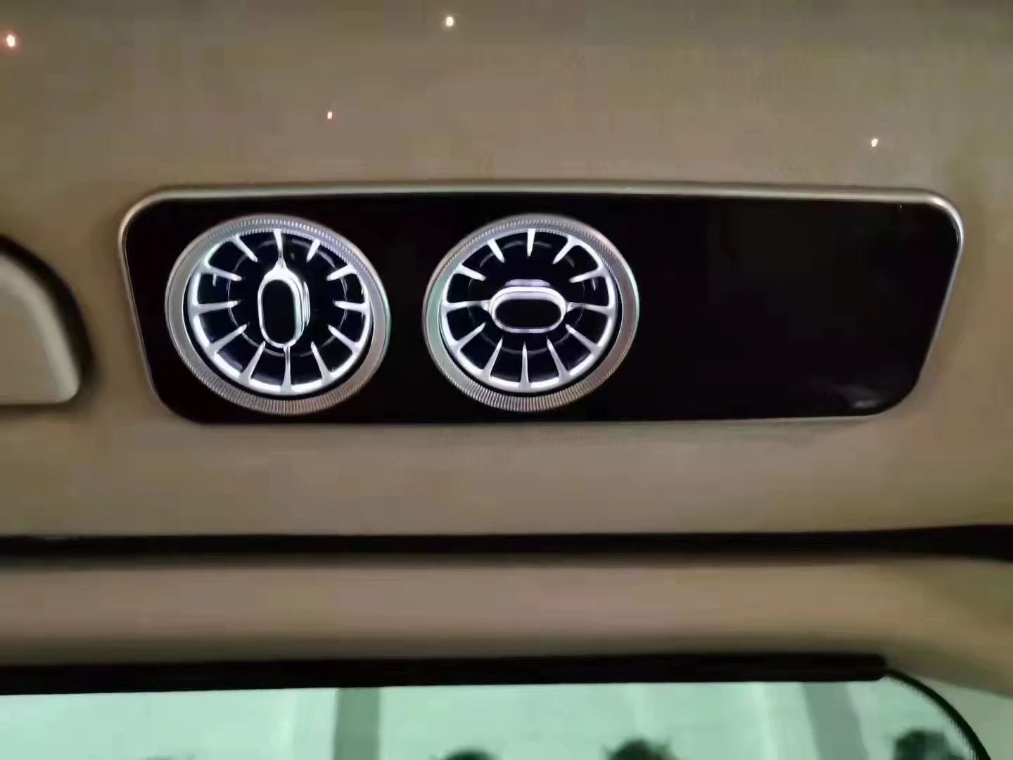 LED Atmosphere Lights Air Vents for Mercedes benz V260 v Class W447  Luxury Interior vans