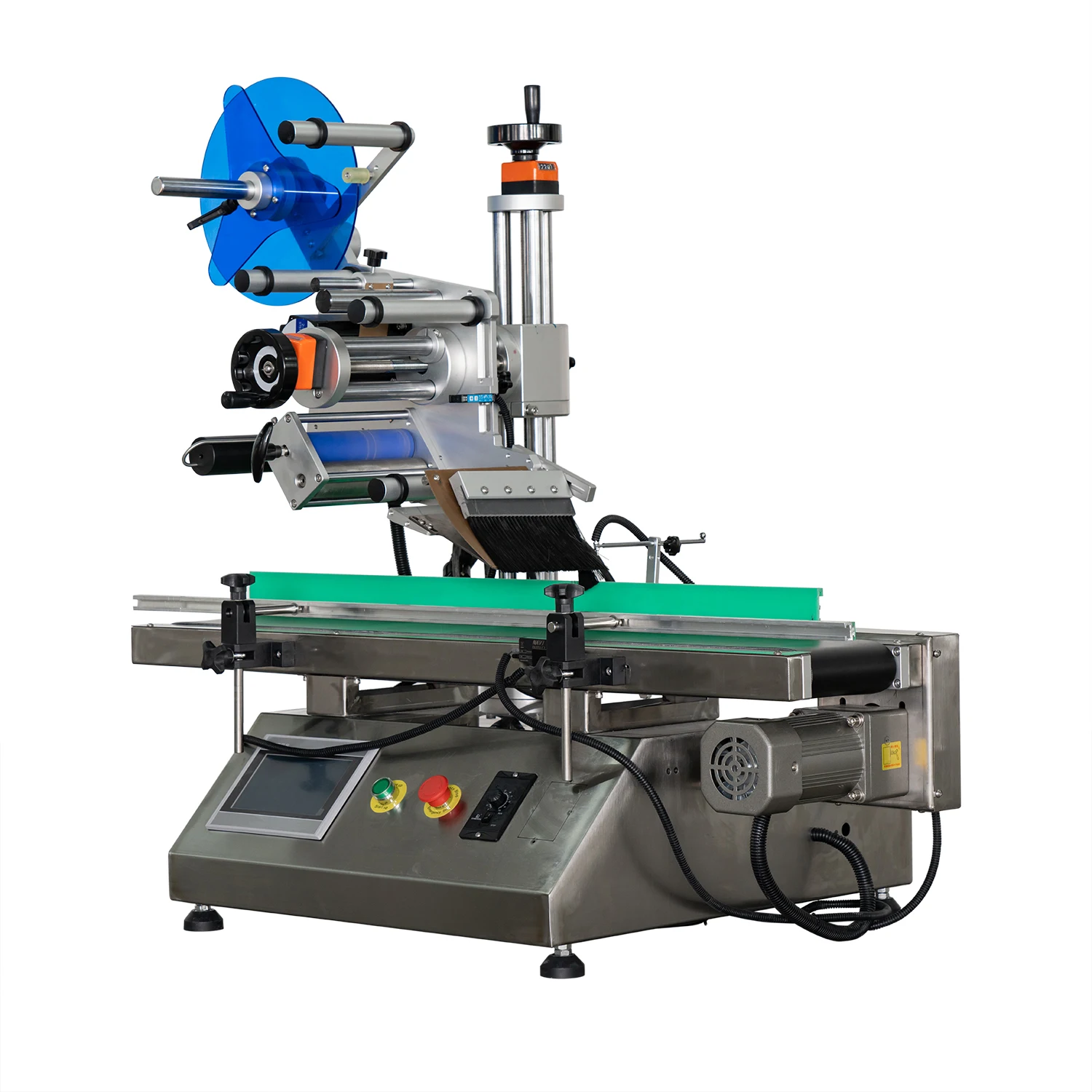 Manufacturer Production Automatic Round Bottle Label Sticker Surface Labeling Machine for Plastic Bottles With Printing Data