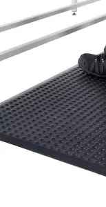 Heavy Duty Anti Fatigue Floor Mats Rubber Industrial Antistatic Interlock Non-Slip Conductive Rubber Mat manufacture