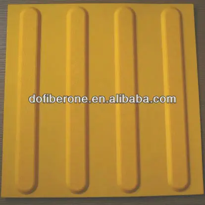 USA Europe Standard PU ADA Tactile Tile Luminous Corduroy Top Stud Modern Design Style for Interior Wall Outdoor Firebrick