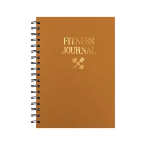 Factory Direct A5 Fitness Book Self-Discipline Punch Card for Weight Loss Plan Spiral Bound with Paper Cover