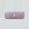 Cotton towel, purple-gray