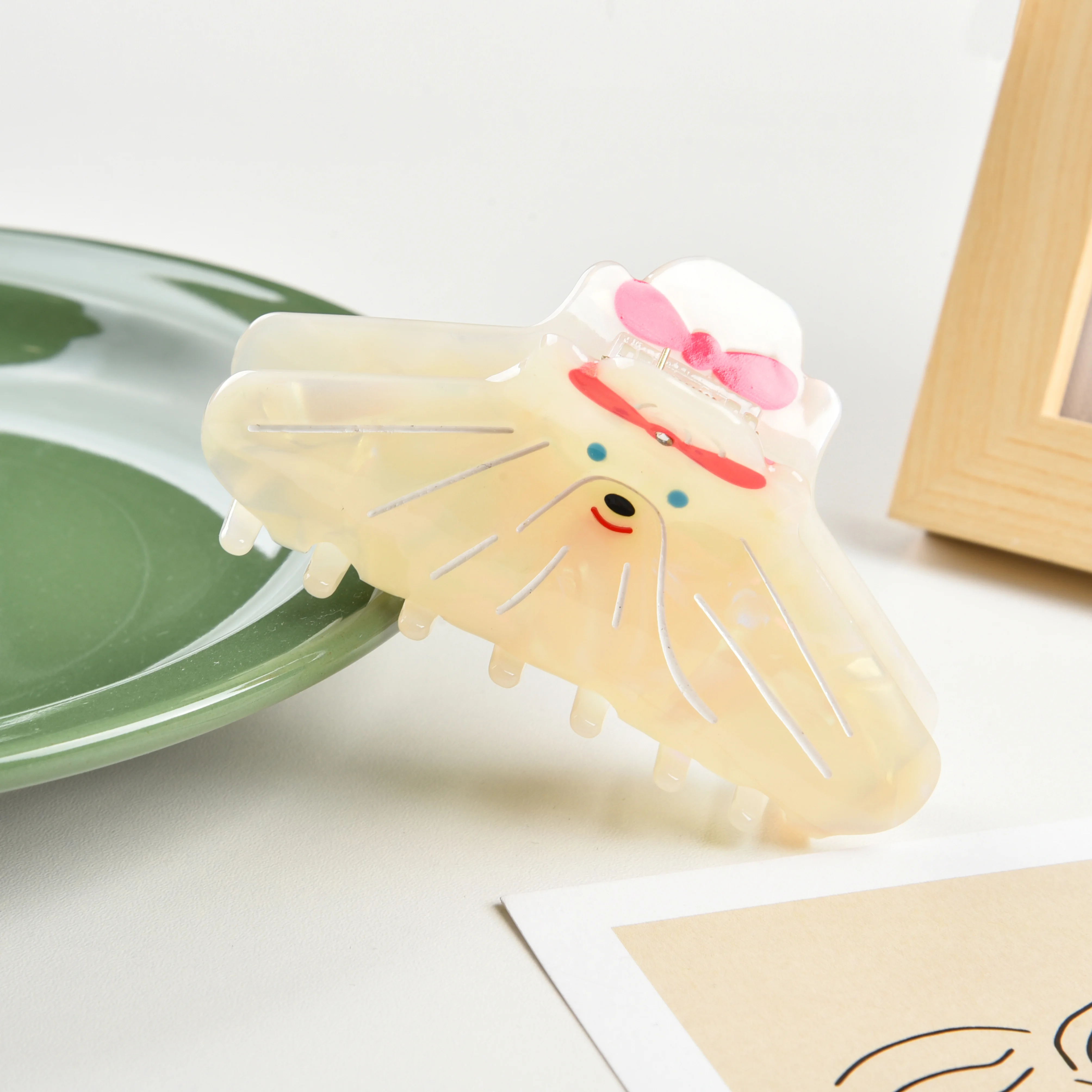 Bsci Factory Yhj Wholesale Custom Hair Accessories Cute Animal Dog Claw