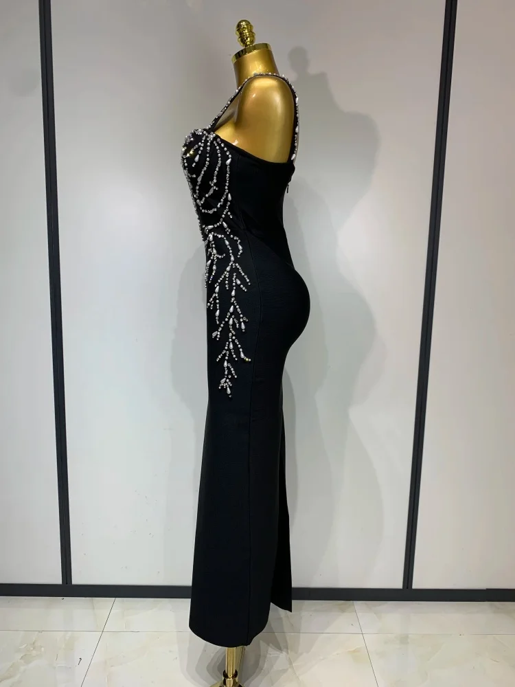 Bandage dress backless detail