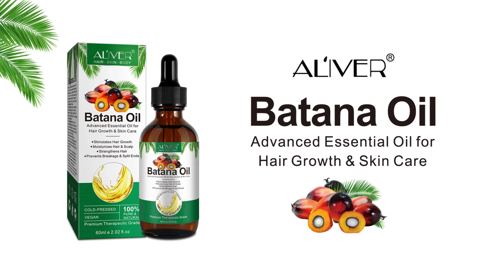 ALIVER oil batana antioxidants moisturizes hair scalp 60ml private 