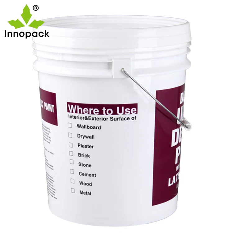 5 Gallon Plastic Bucket, 5 Gallon Bucket